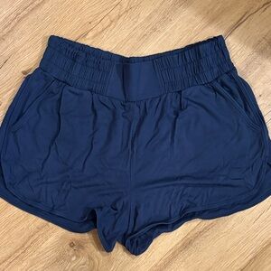 Fabletics Dark Blue Athletic Shorts